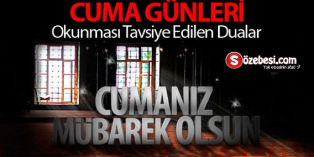 Cuma Günü Duası