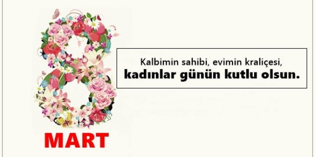 Eşe Kadınlar Günü Sözleri ve Mesajları