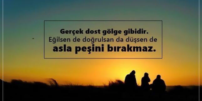 Dostluk İle İlgili Güzel Sözler, Dostlukla İlgili Anlamlı Sözler