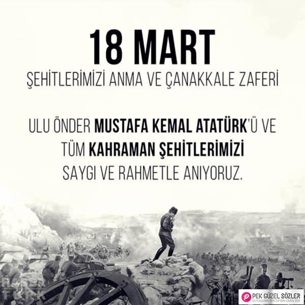 18 Mart Çanakkale Zaferi Kutlama Mesajları