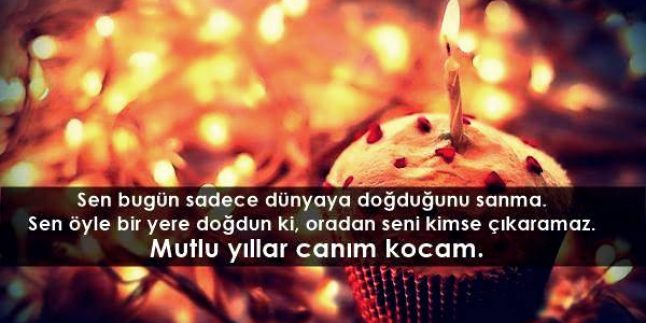 Kocaya Doğum Günü Mesajları