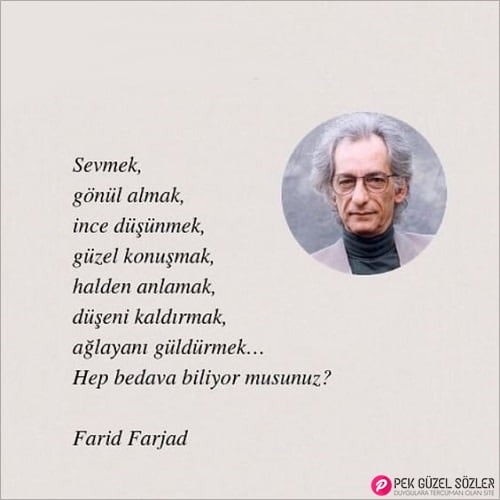 Farid Farjad Sözleri
