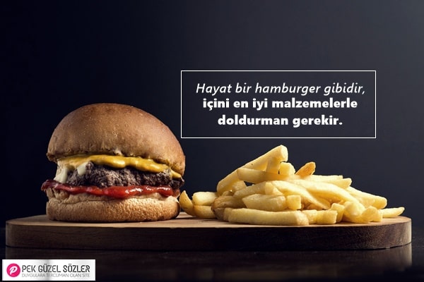 Hamburger İle İlgili Sözler – Çok İyi Sözler