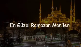 Ramazan Manileri